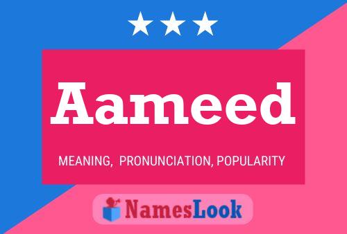 Aameed Name Poster