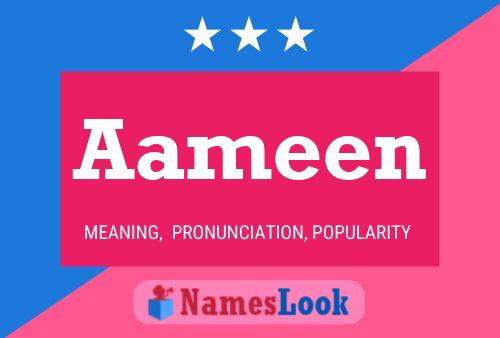 Aameen Name Poster