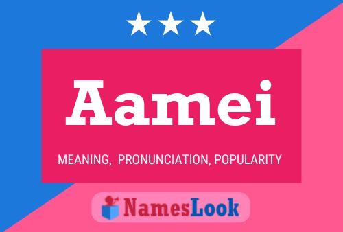 Aamei Name Poster