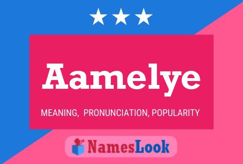 Aamelye Name Poster