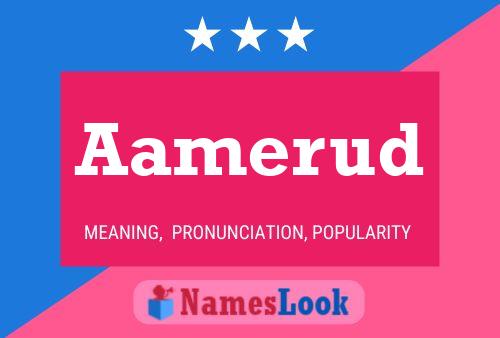 Aamerud Name Poster