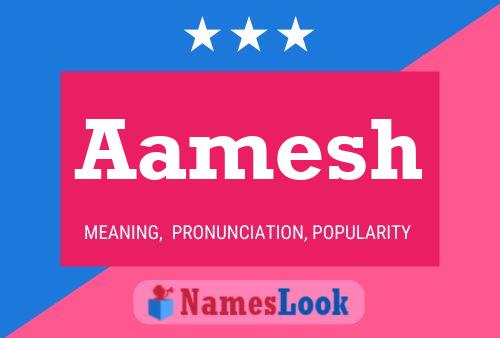 Aamesh Name Poster