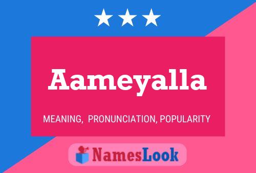 Aameyalla Name Poster