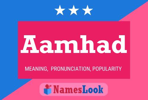 Aamhad Name Poster