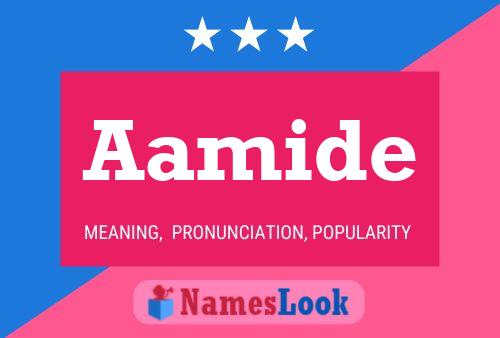 Aamide Name Poster