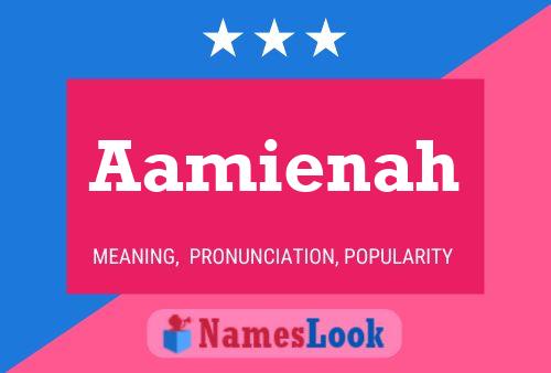 Aamienah Name Poster