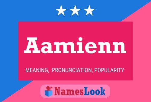 Aamienn Name Poster