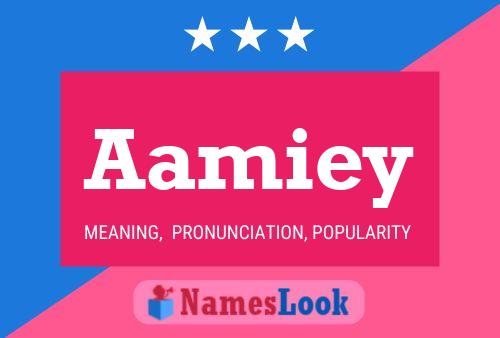 Aamiey Name Poster