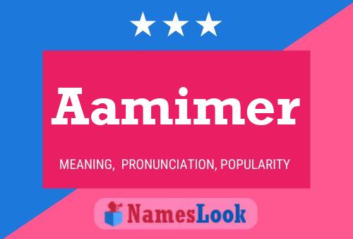 Aamimer Name Poster