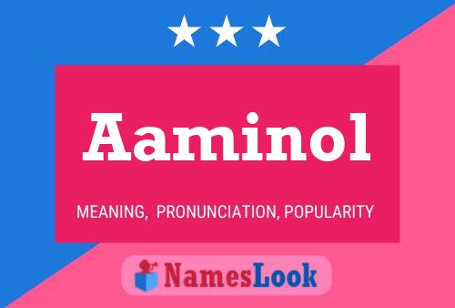 Aaminol Name Poster