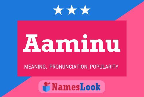 Aaminu Name Poster