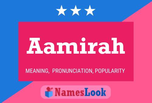 Aamirah Name Poster