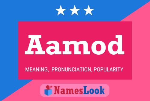 Aamod Name Poster