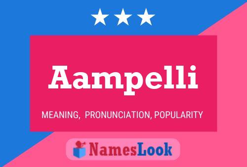 Aampelli Name Poster