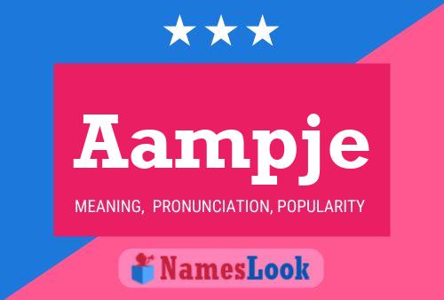 Aampje Name Poster