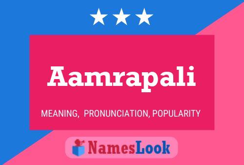 Aamrapali Name Poster