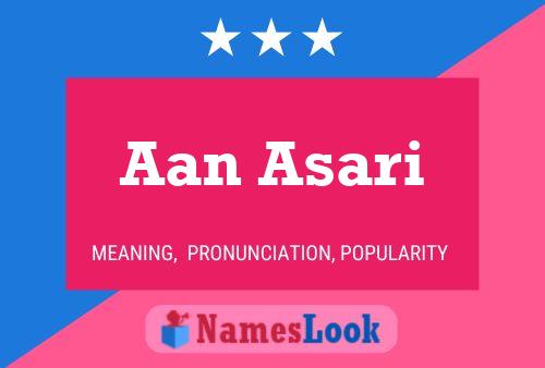 Aan Asari Name Poster