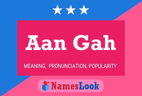 Aan Gah Name Poster