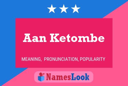 Aan Ketombe Name Poster