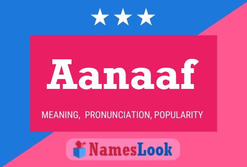 Aanaaf Name Poster