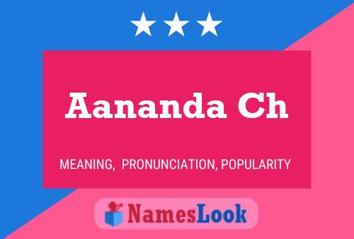 Aananda Ch Name Poster