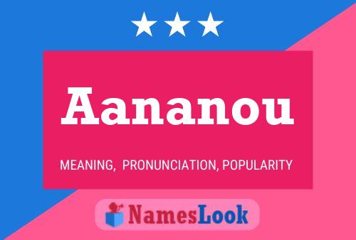 Aananou Name Poster