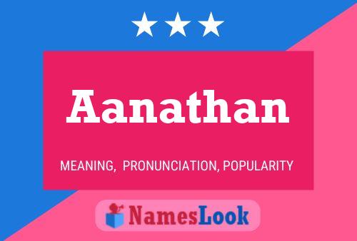 Aanathan Name Poster