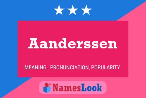 Aanderssen Name Poster