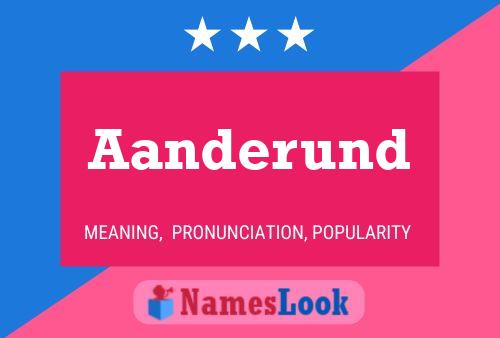 Aanderund Name Poster