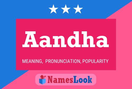 Aandha Name Poster