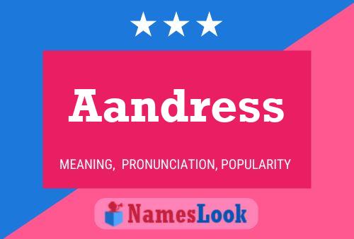 Aandress Name Poster