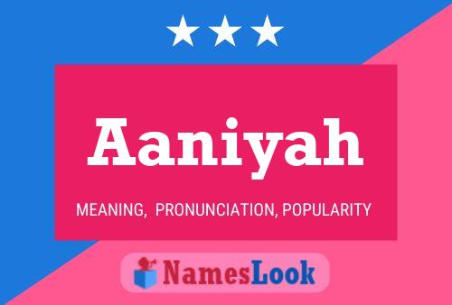 Aaniyah Name Poster