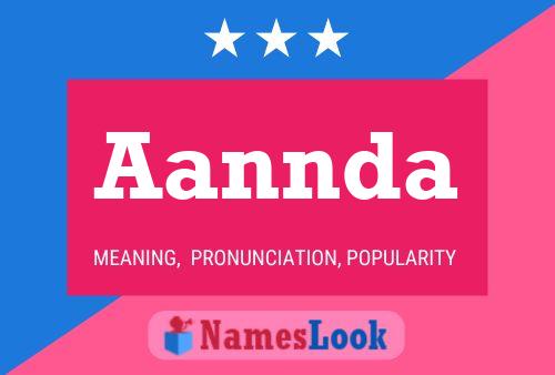 Aannda Name Poster