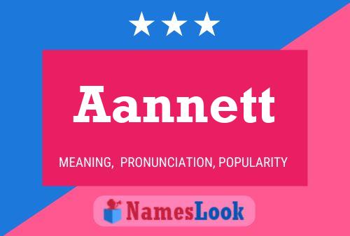 Aannett Name Poster