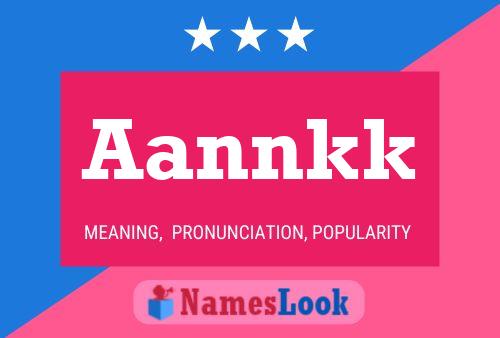 Aannkk Name Poster