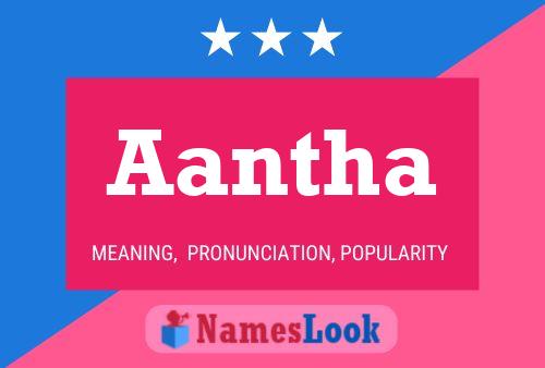 Aantha Name Poster