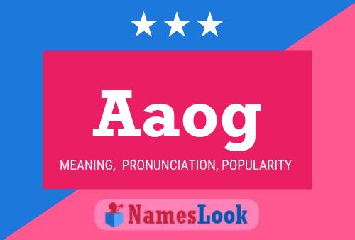 Aaog Name Poster