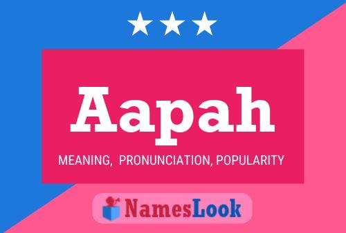 Aapah Name Poster