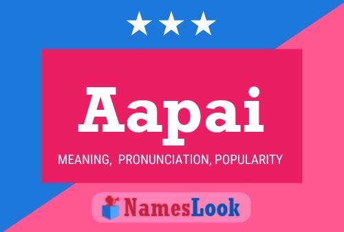 Aapai Name Poster