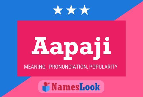 Aapaji Name Poster