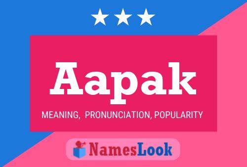 Aapak Name Poster