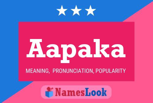 Aapaka Name Poster