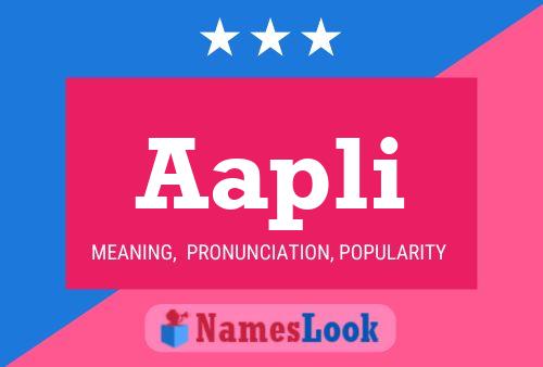 Aapli Name Poster