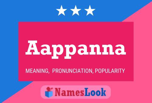 Aappanna Name Poster