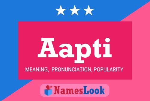 Aapti Name Poster