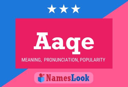 Aaqe Name Poster