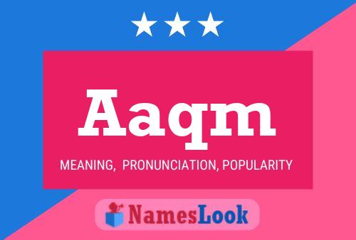 Aaqm Name Poster