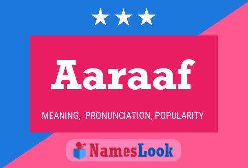 Aaraaf Name Poster