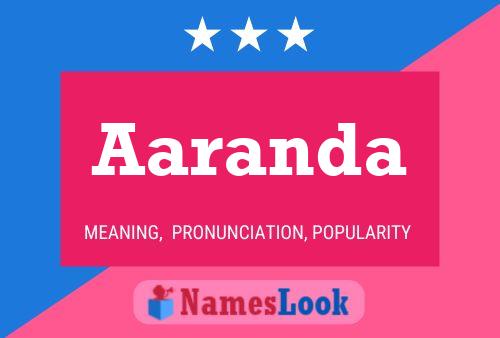 Aaranda Name Poster