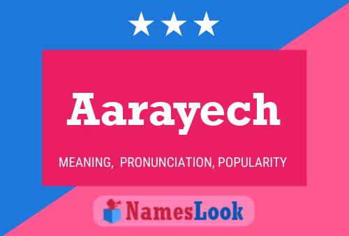 Aarayech Name Poster